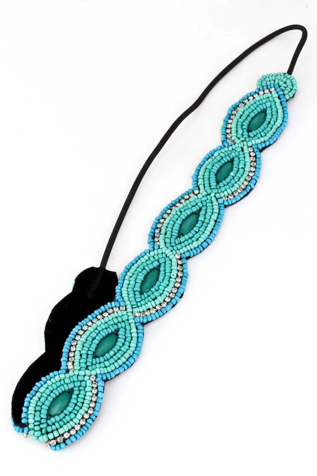 Seed Bead Elastic Headband Hair Accessories