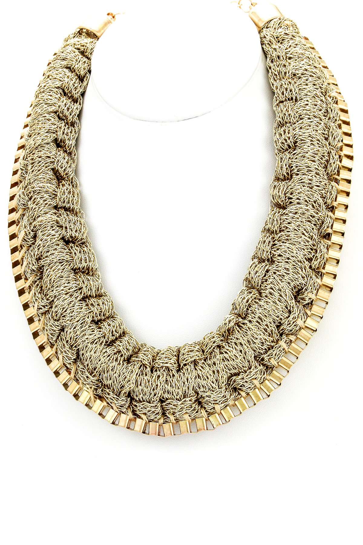 Mesh Fabric Rope Necklace Necklaces