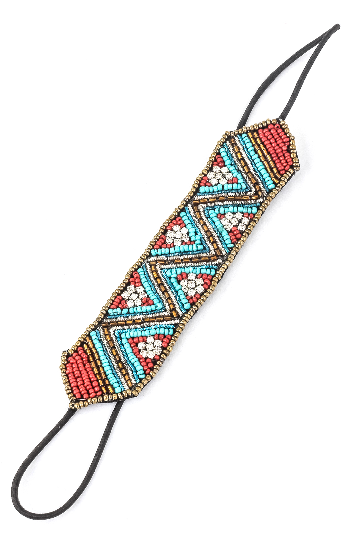 Seed Bead Zig Zag Headband Hair Accessories
