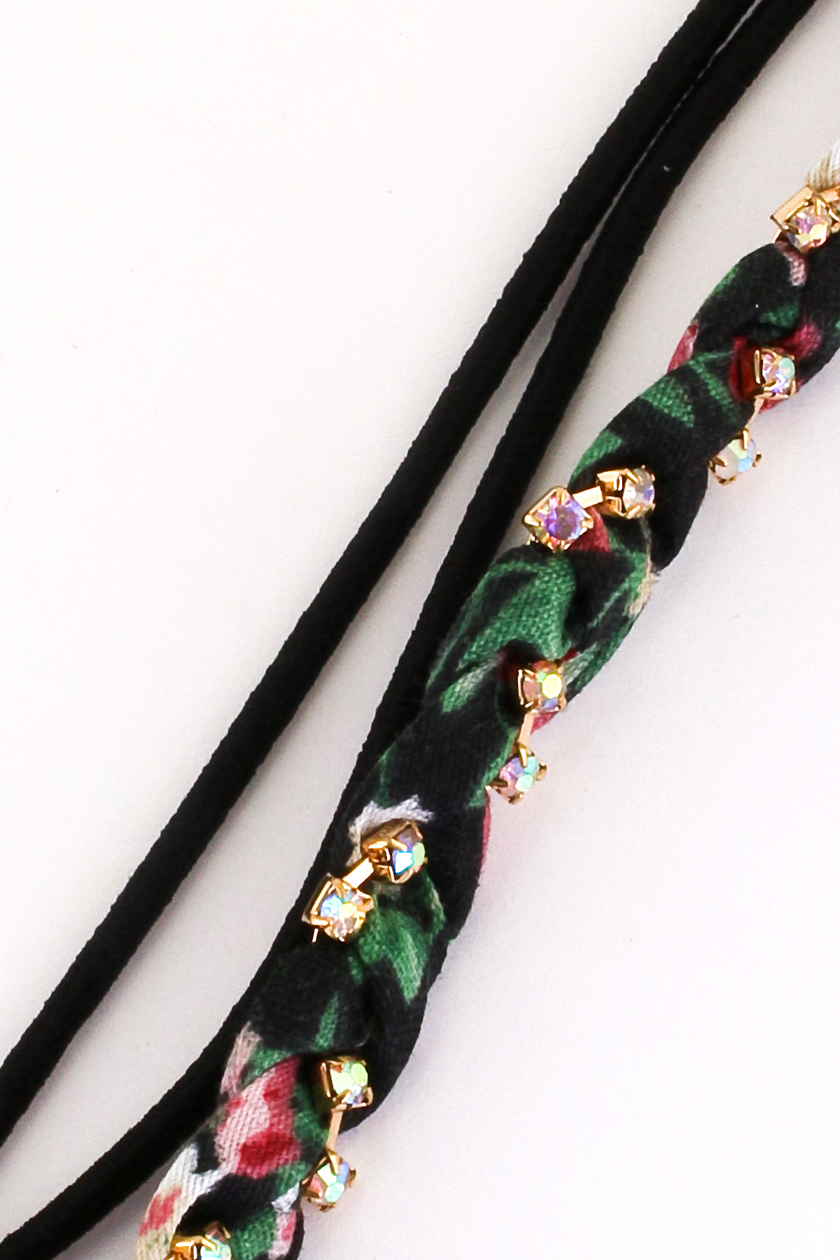 Studded Braided Elastic Headband Hair Accessories