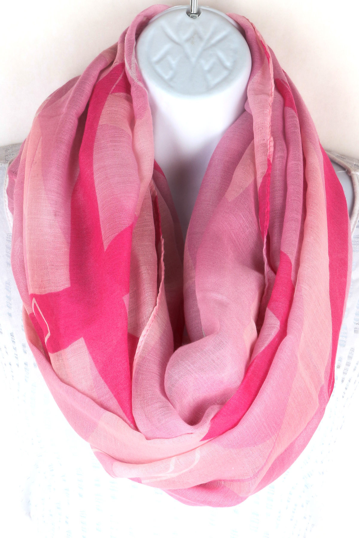 Breast Cancer Awareness Infinity Scarf Scarves