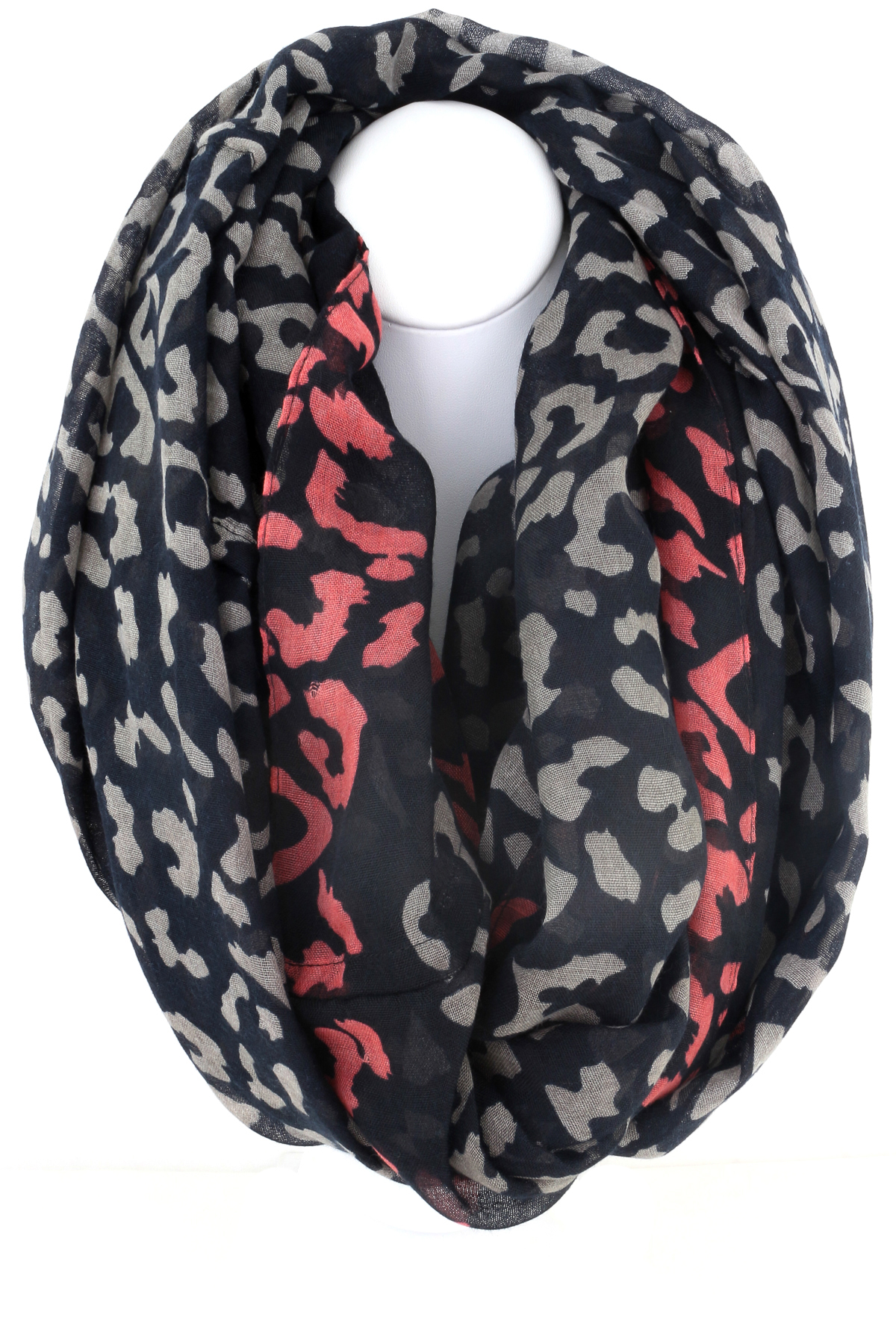 Leopard Print Infinity Scarf Scarves