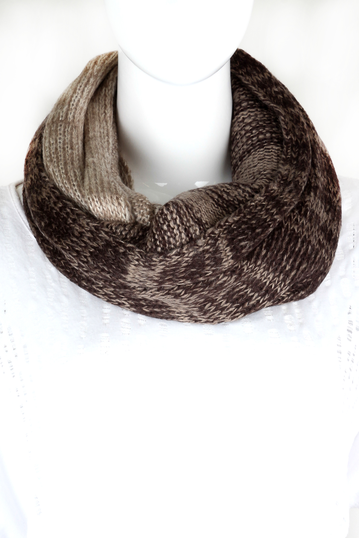 Knitted Infinity Scarf Scarves