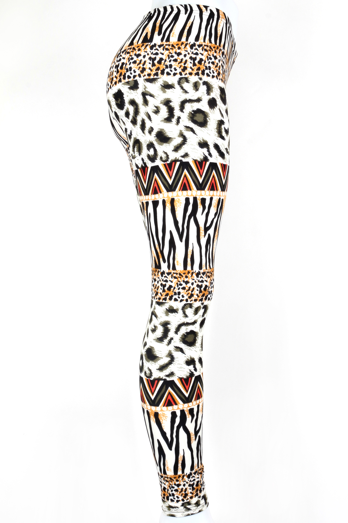leggings animal print zara