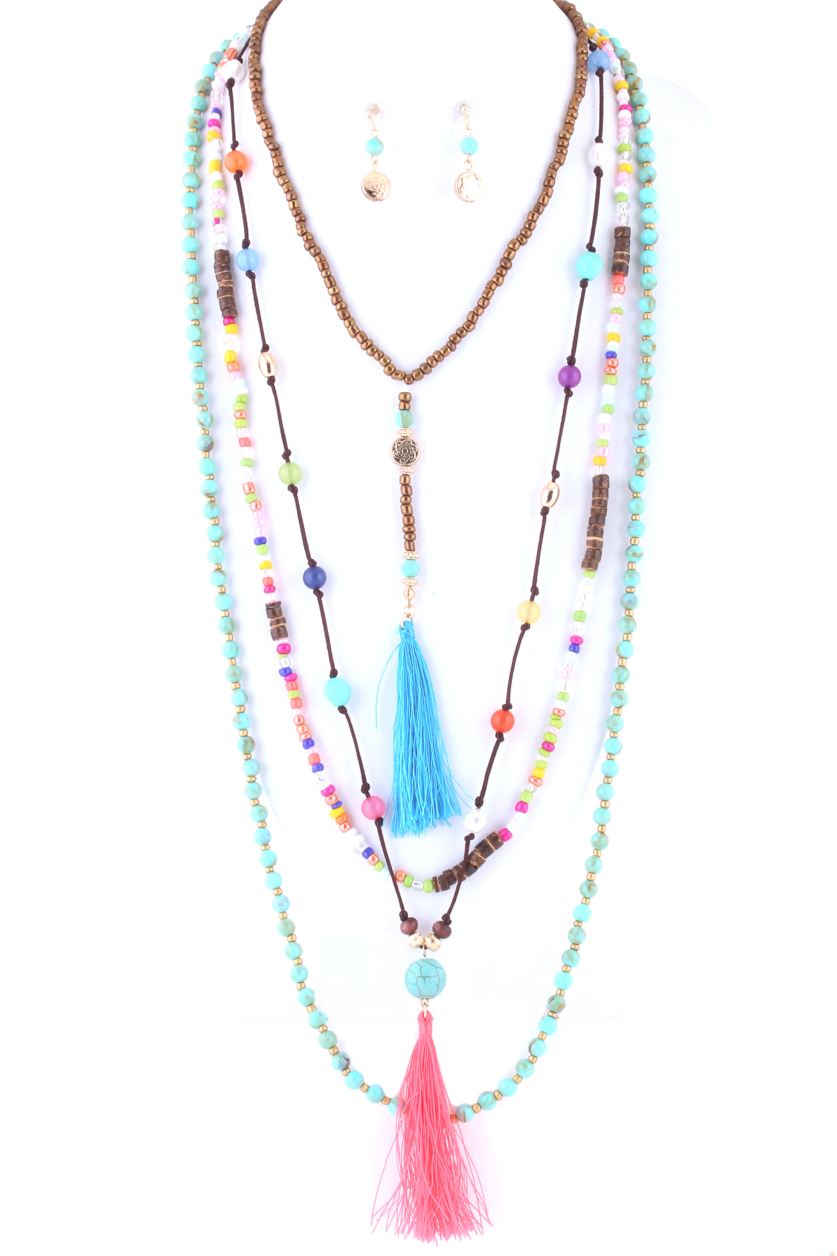 Lace Tassel choker Necklace | Layered choker necklace 