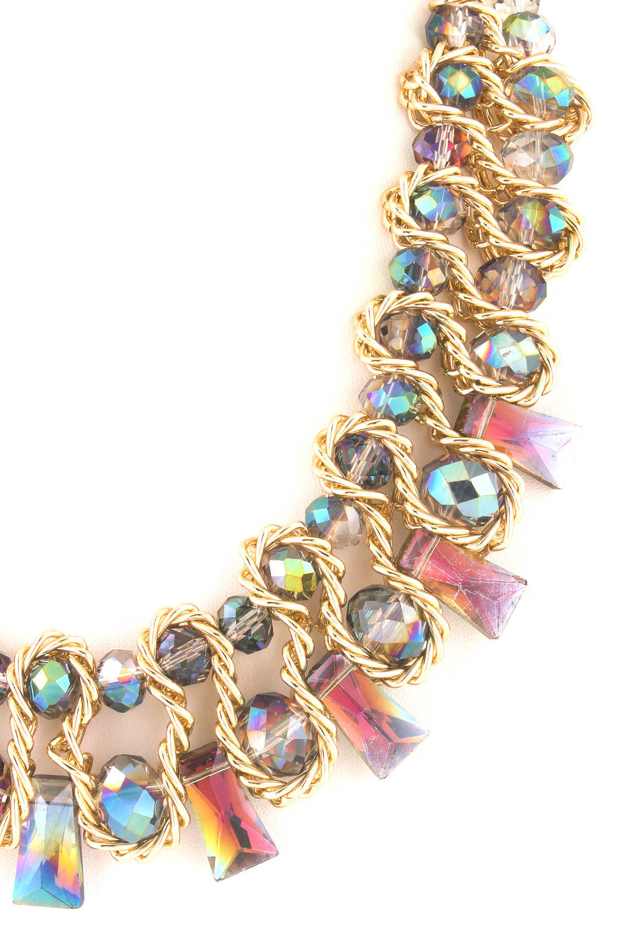 Glass Jewel Necklace Set Necklaces