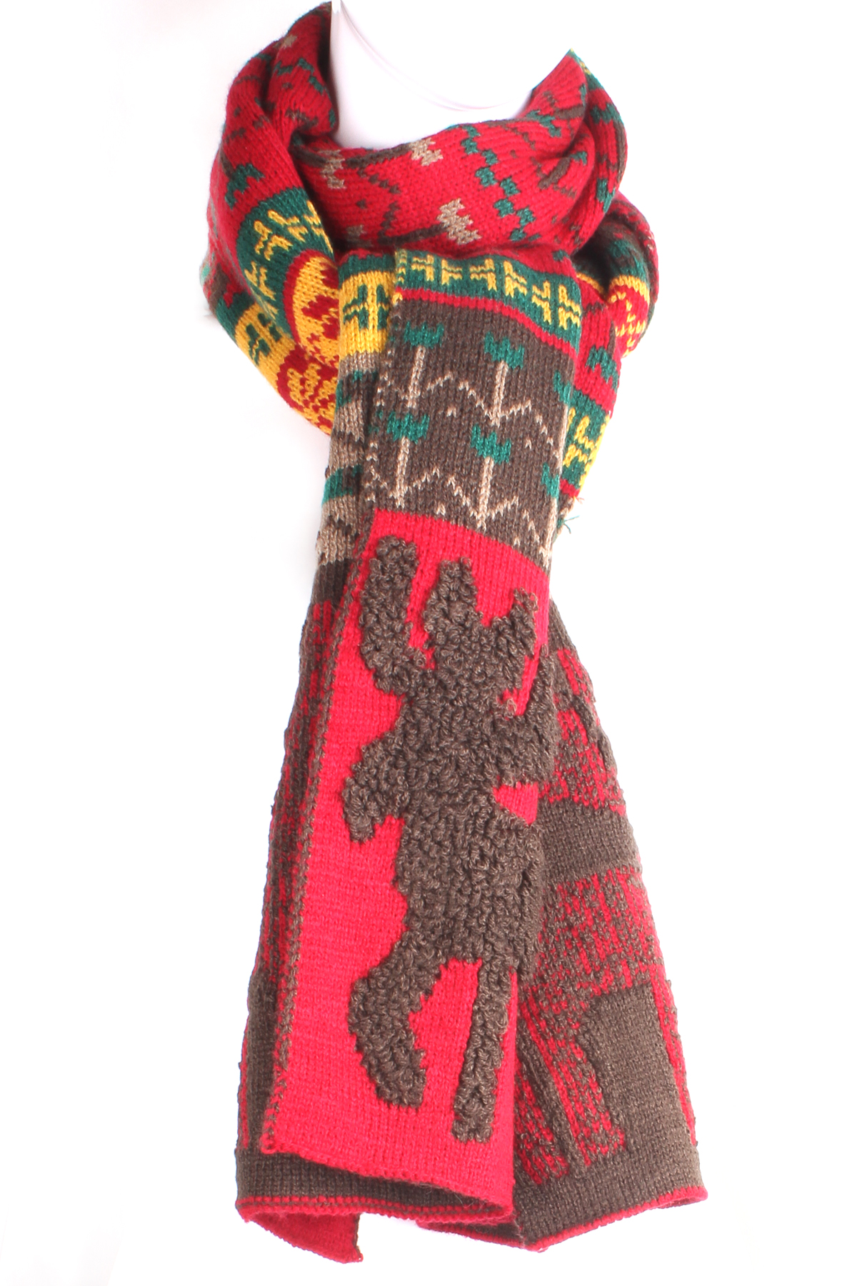 Knitting Pattern Nordic Scarf | knit reindeer nordic pattern scarf scarves Knitting Pattern Nordic Scarf | knit reindeer nordic pattern scarf scarves