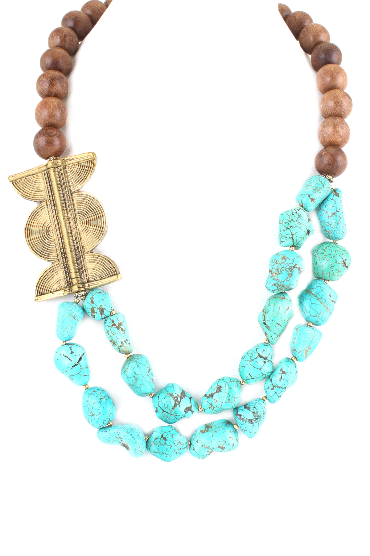 semi precious beads necklace