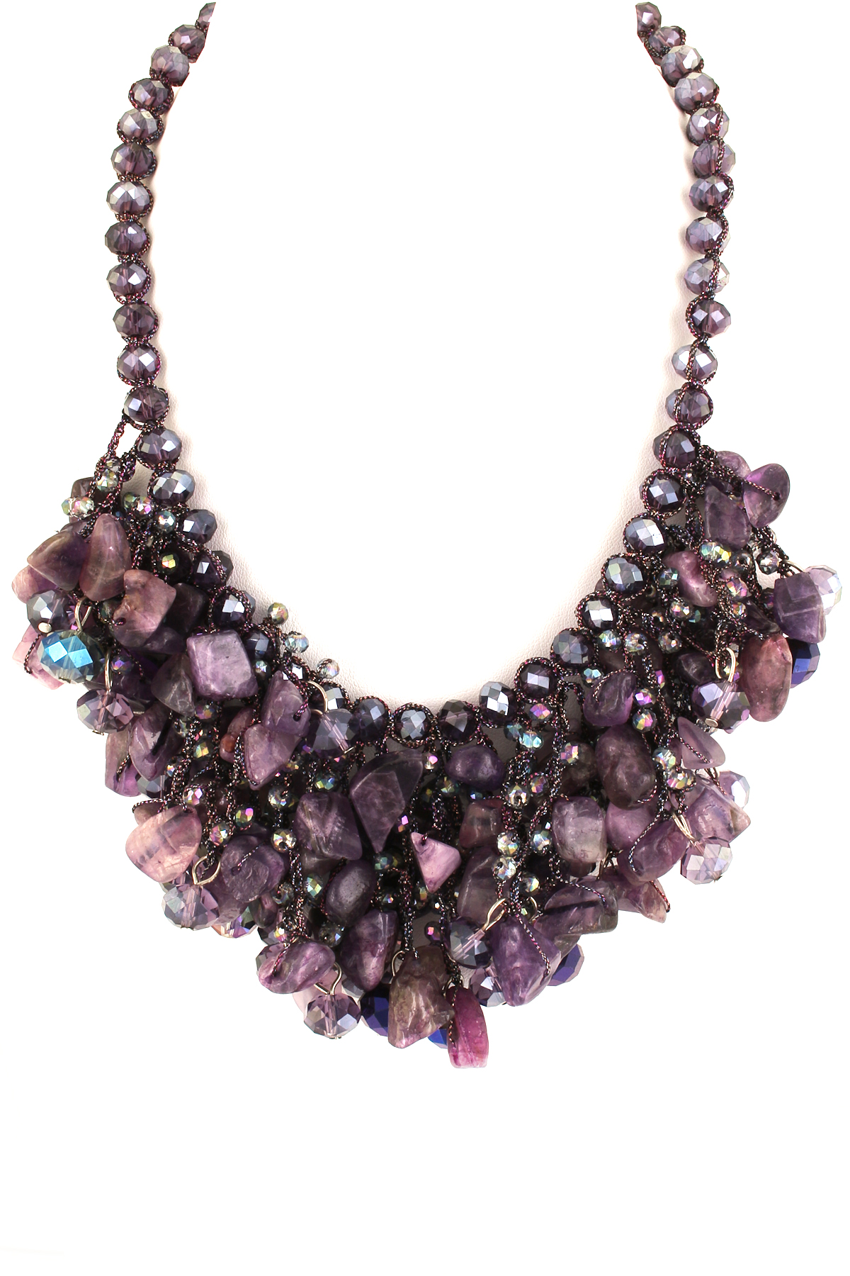 semi precious beads necklace