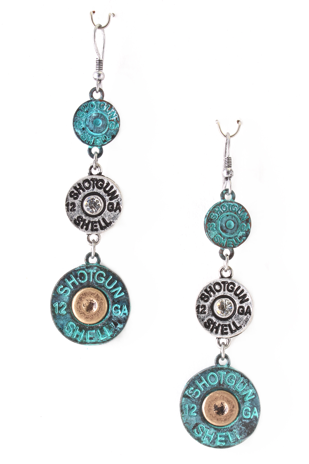 12 GA Shotgun Shell Earrings