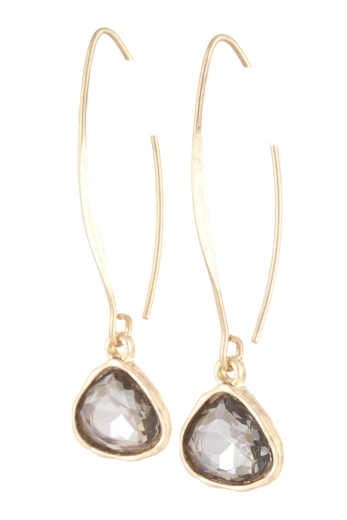 Glass Stone Threader Earring Earrings