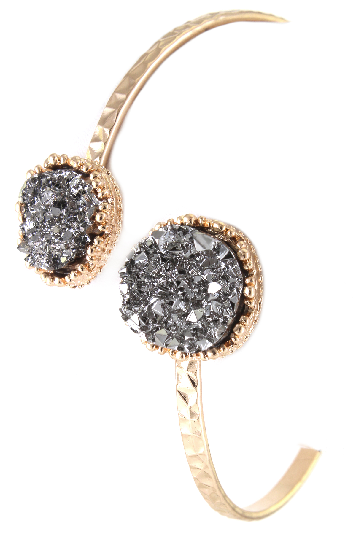 Druzy Stone Cuff Bracelet Bracelets