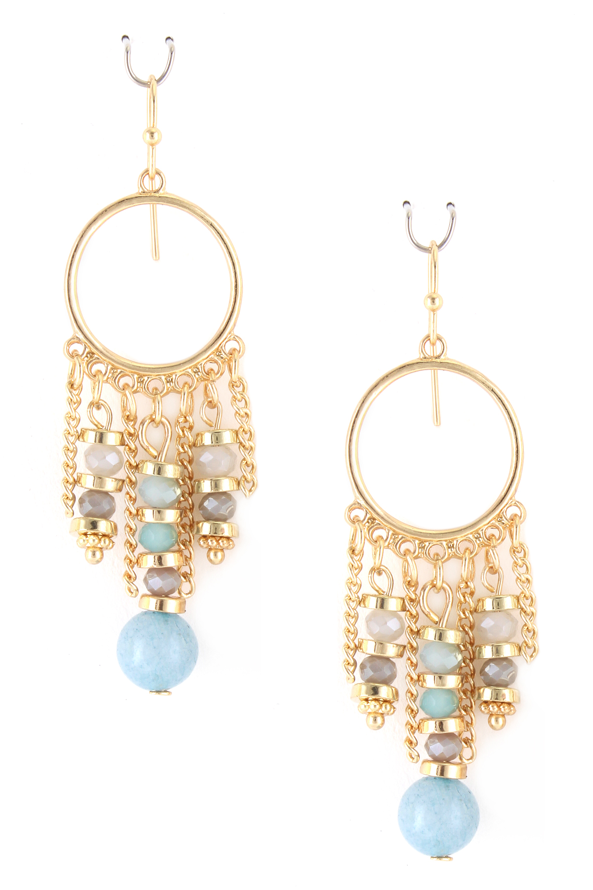Beaded Fringe Earrings