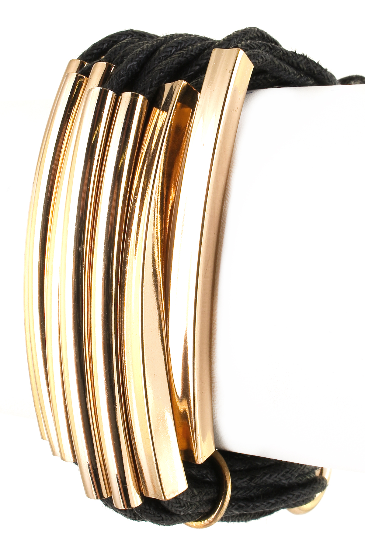 Metal Bar Cord Bracelet Bracelets