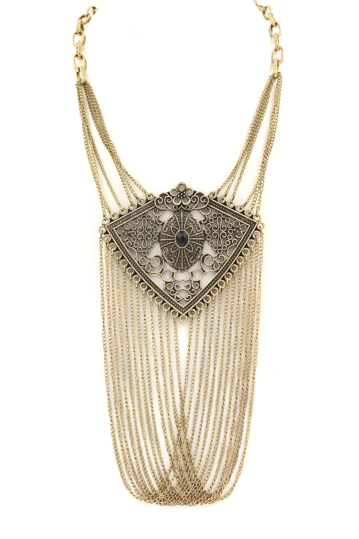 Layered Chain Pendant Necklace Necklaces