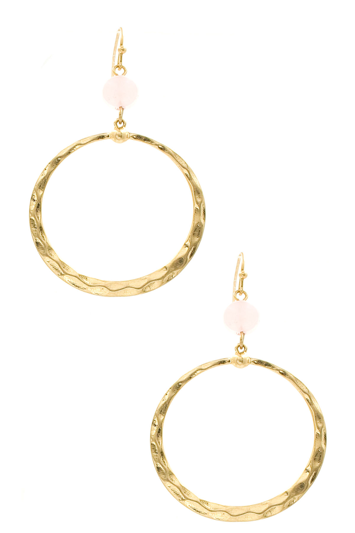 Wholesale Metal Hoop Earrings - 14k Gold, Dangle, Textured Gold Tube Hoop Earrings