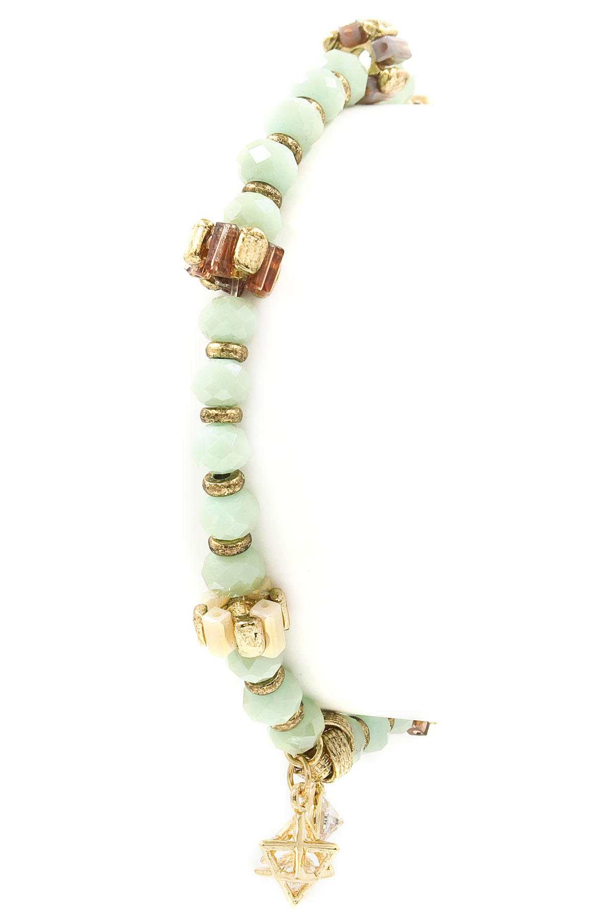 Star Charm Bead Stretch Bracelet Bracelets