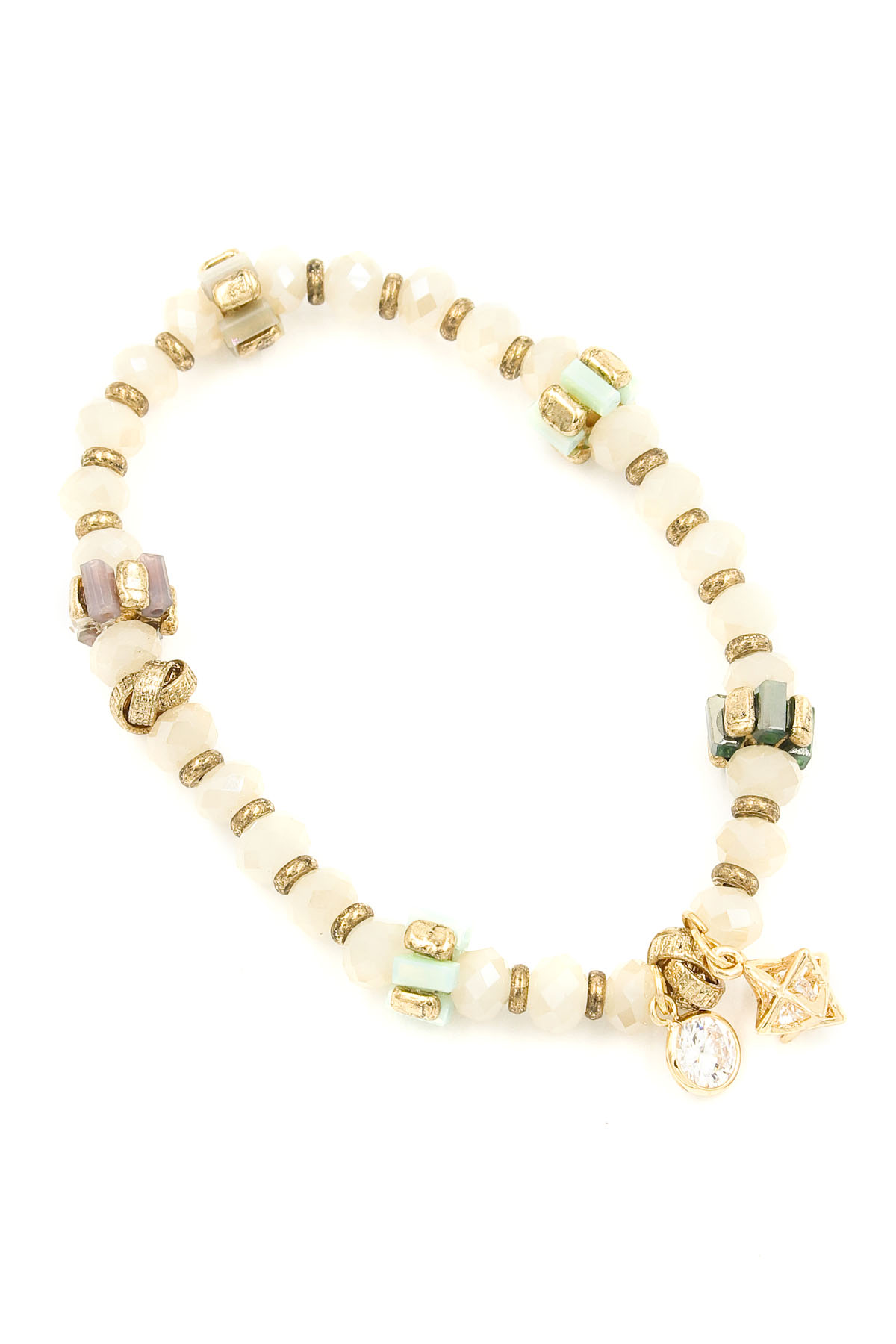 Star Charm Bead Stretch Bracelet Bracelets