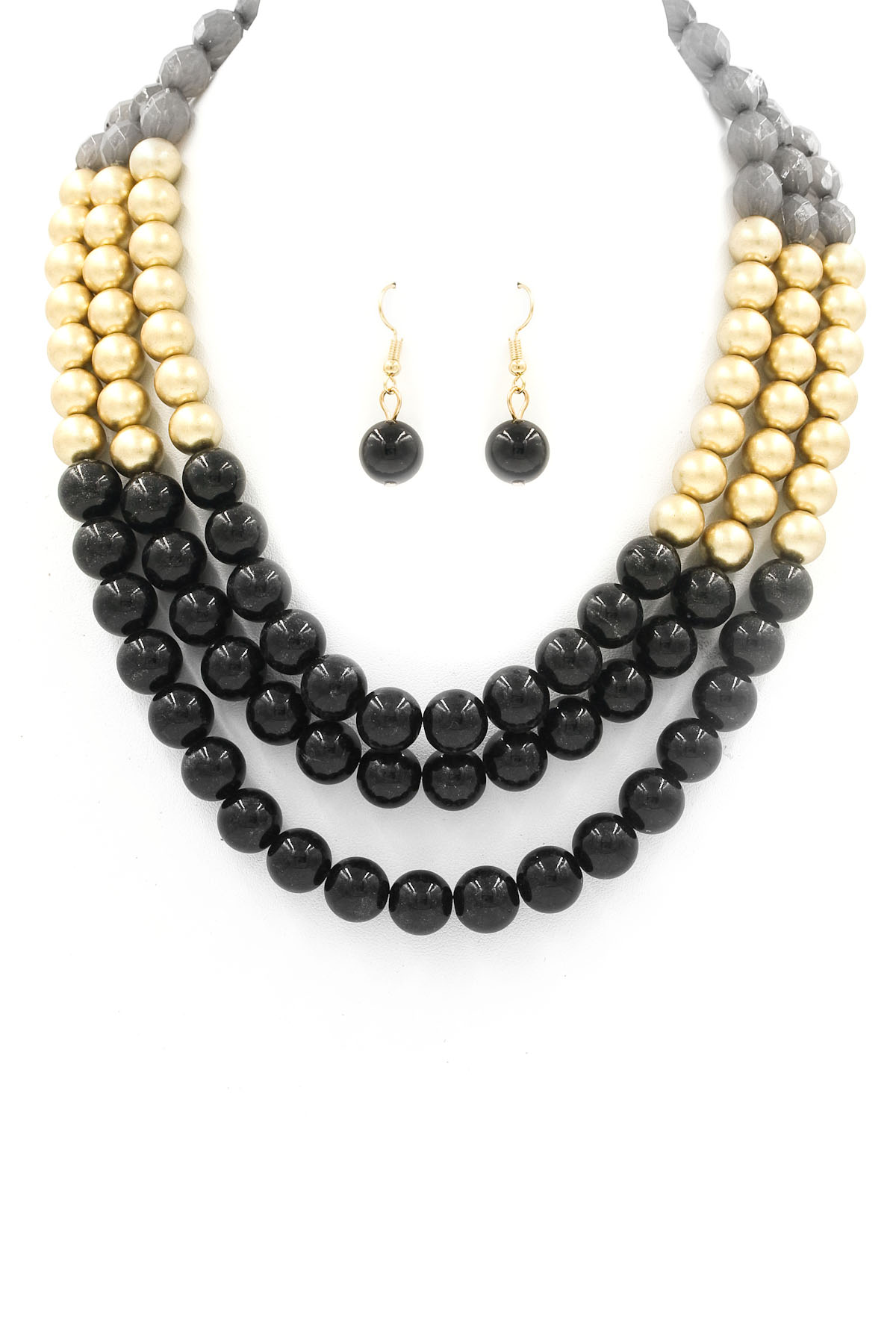 Acrylic Bead Necklace Set Necklaces