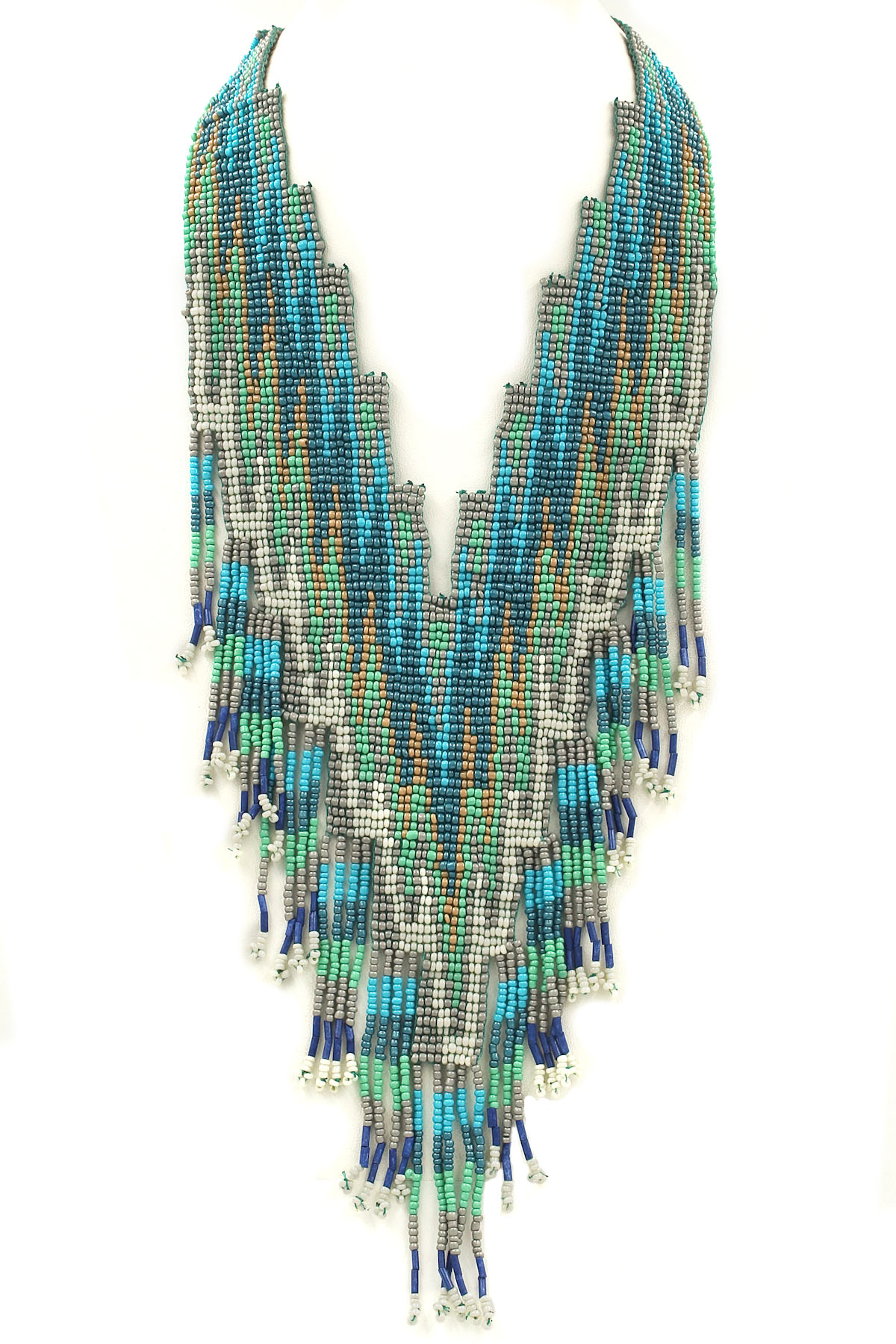 Seed Bead Bib Necklace Necklaces