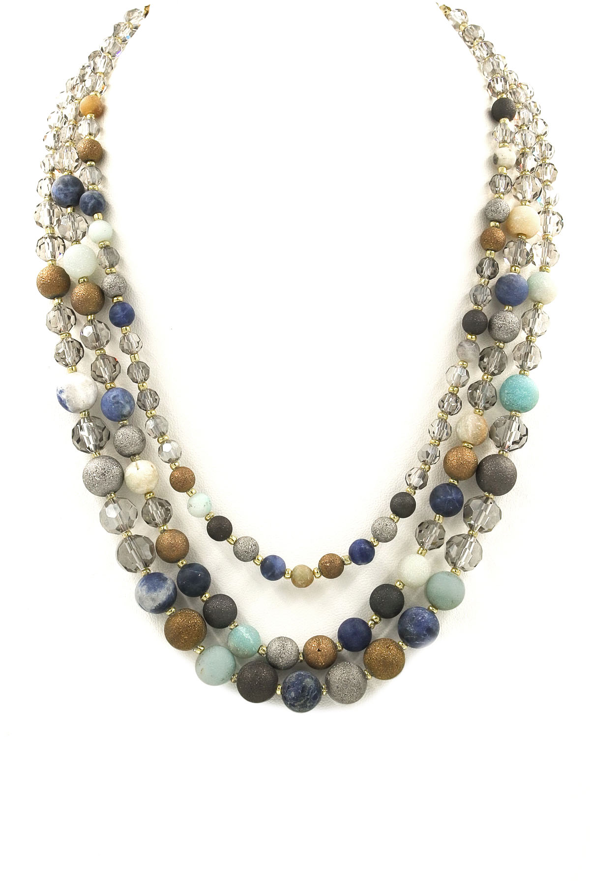 semi precious beads necklace