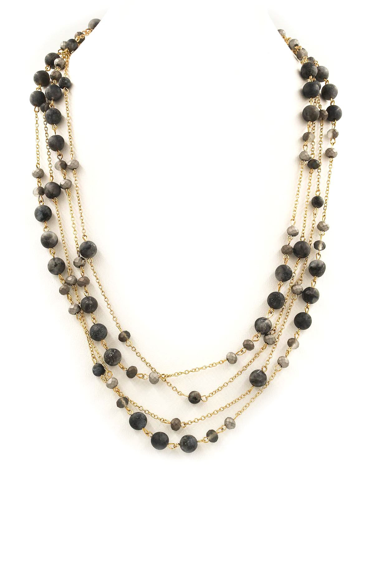 semi precious beads necklace
