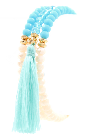 Glass Bead Multi Wrap Bracelet/Necklace
