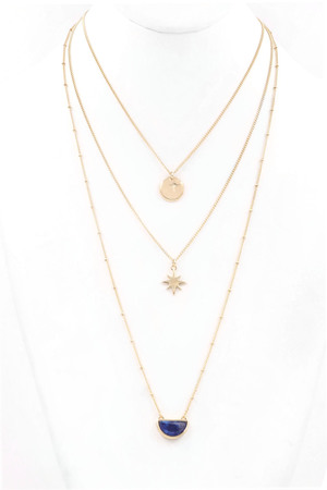 Metal Star Charm Necklace