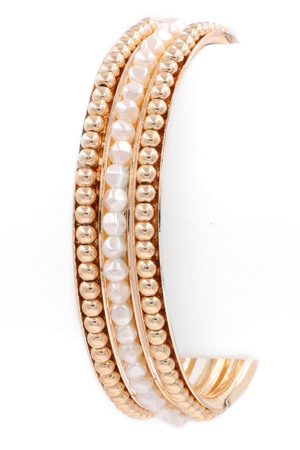 Cream Pearl Bracelet