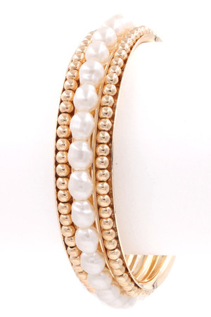 Cream Pearl Bracelet