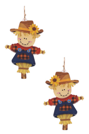 Scarecrow Thanksgiving Earrings