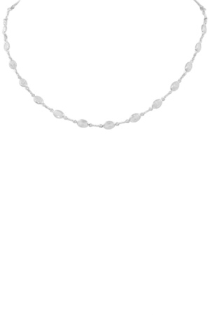 Chain Glass Jewel Necklace
