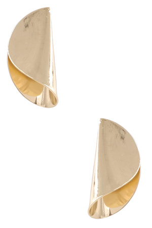 Abstrat Fold Statement Earrings