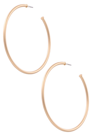 Metal Large Hoop Earrings