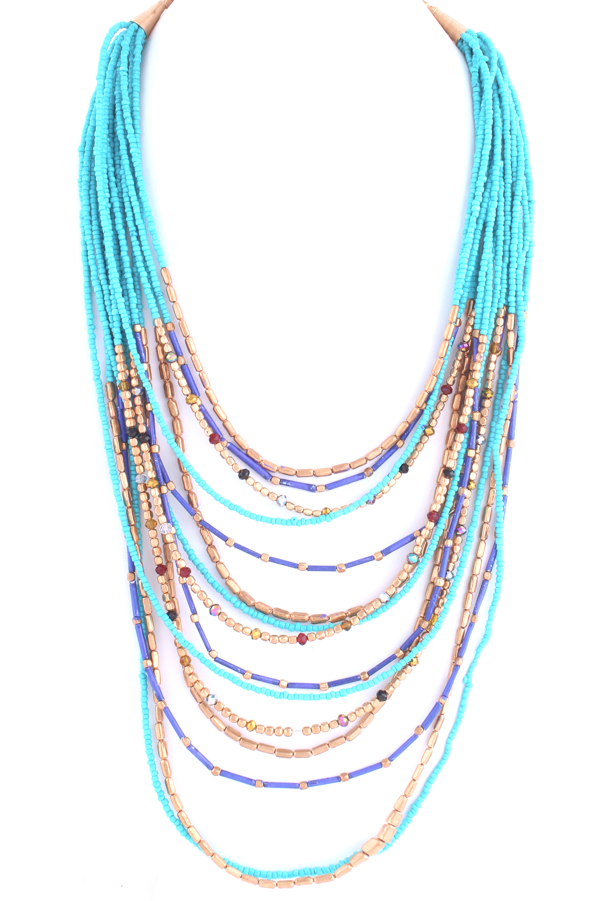 Layered Seed Bead Necklace Necklaces