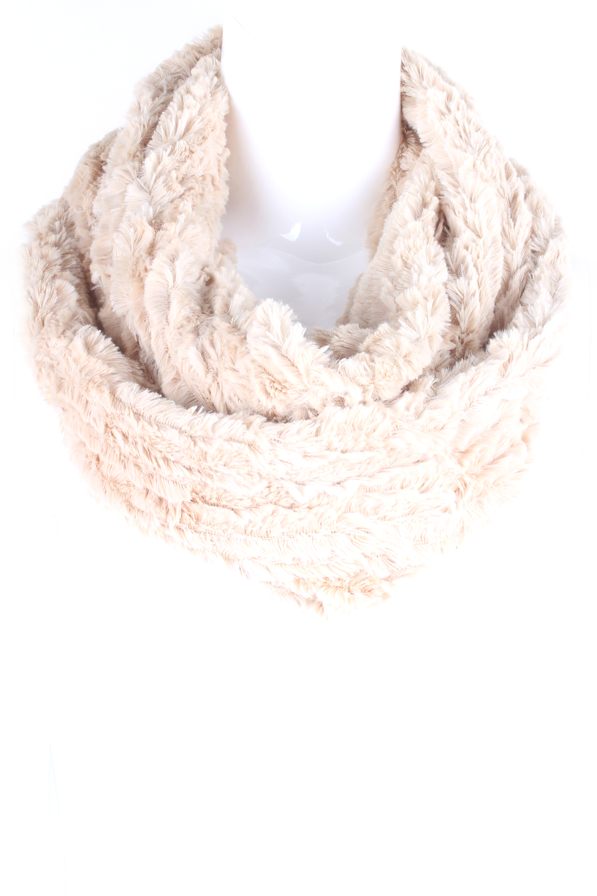 Faux Fur Infinity Scarf - Scarves