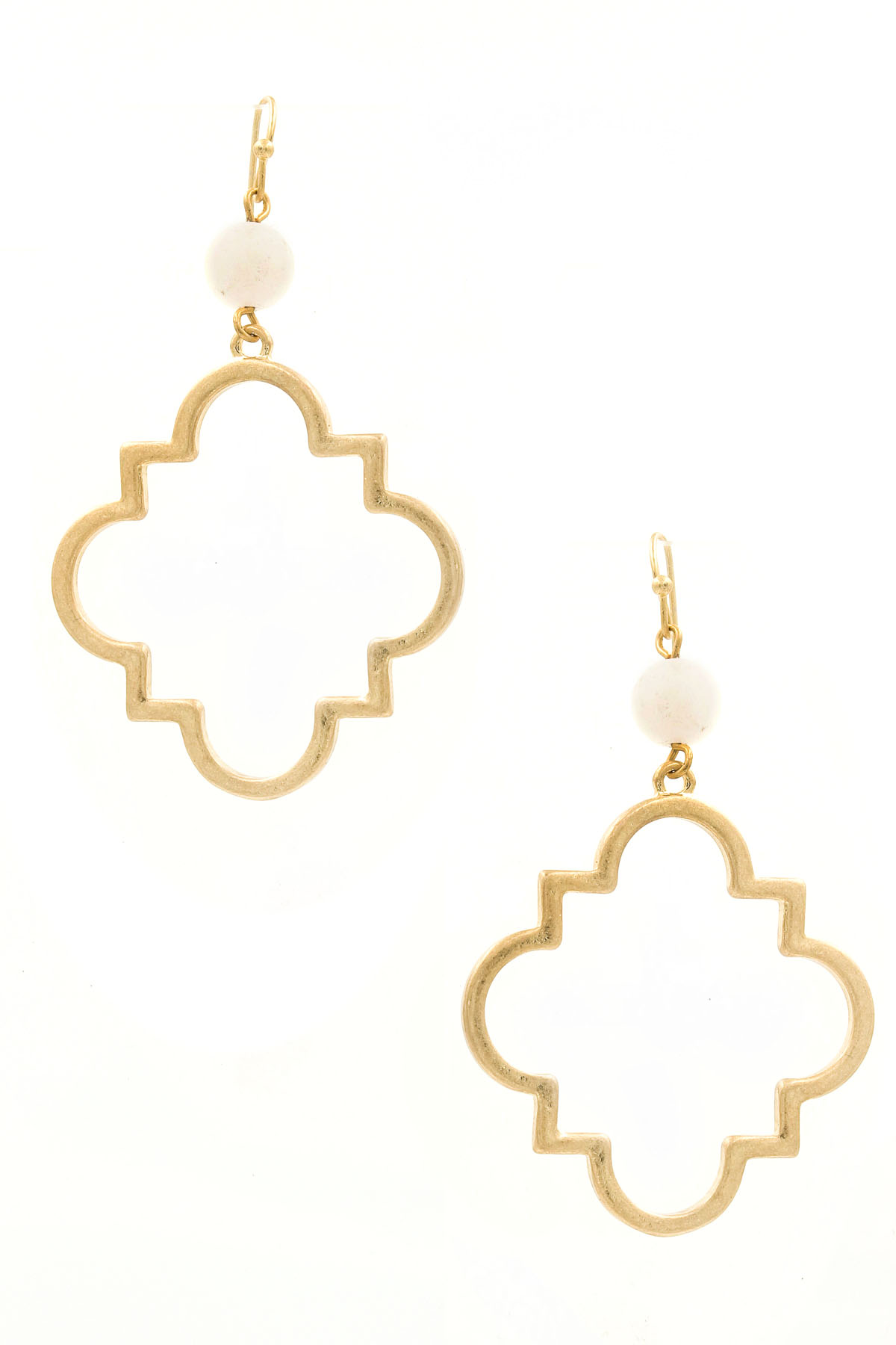 Quatrefoil Drop Earrings