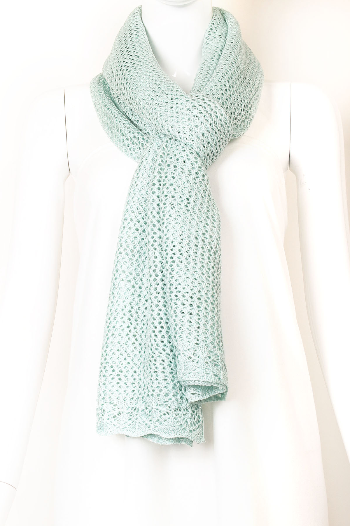 MINT Crochet Oblong Scarf Scarves