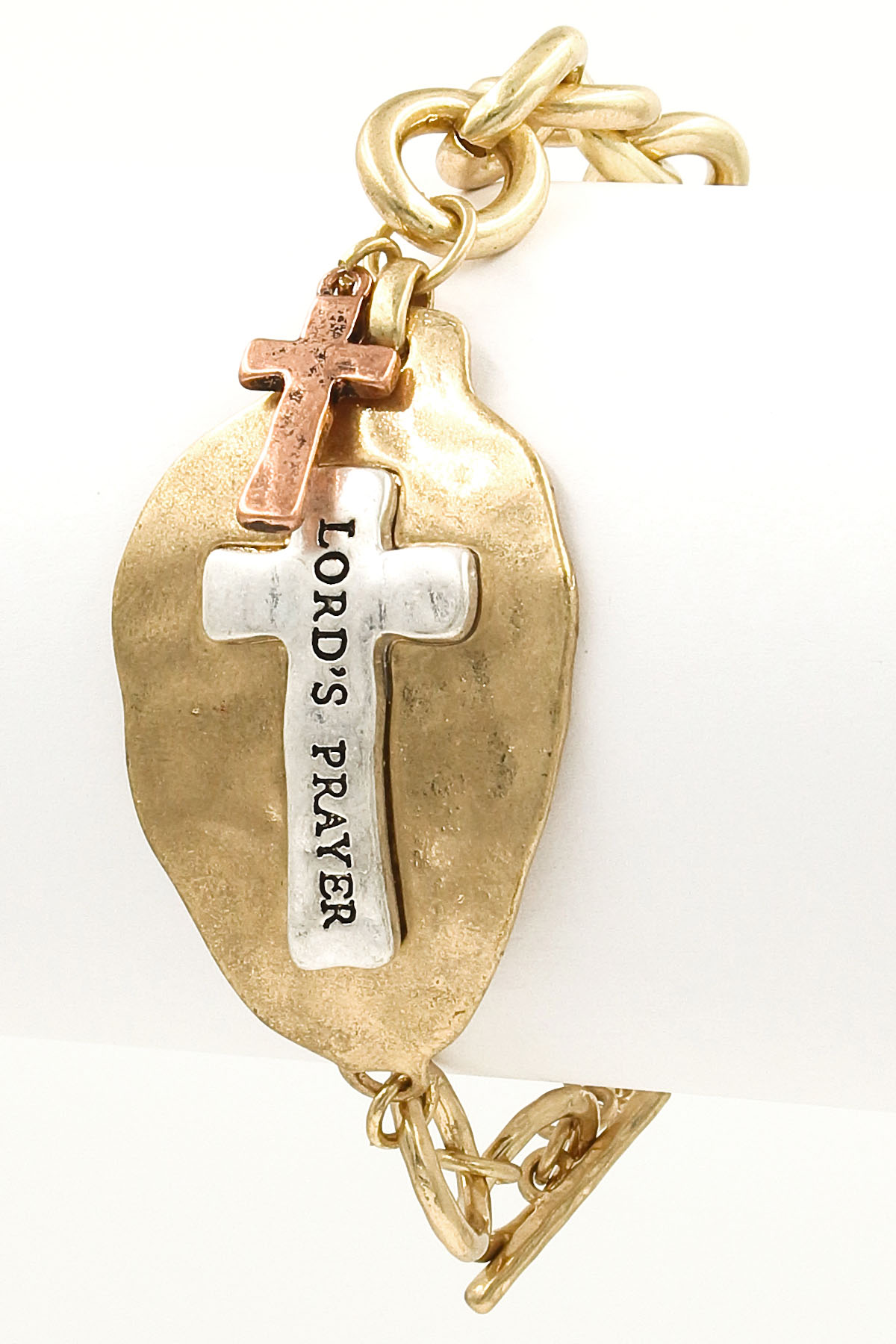 'LORD'S PRAYER' Engraved Bracelet - Religious & Textured Bracelets