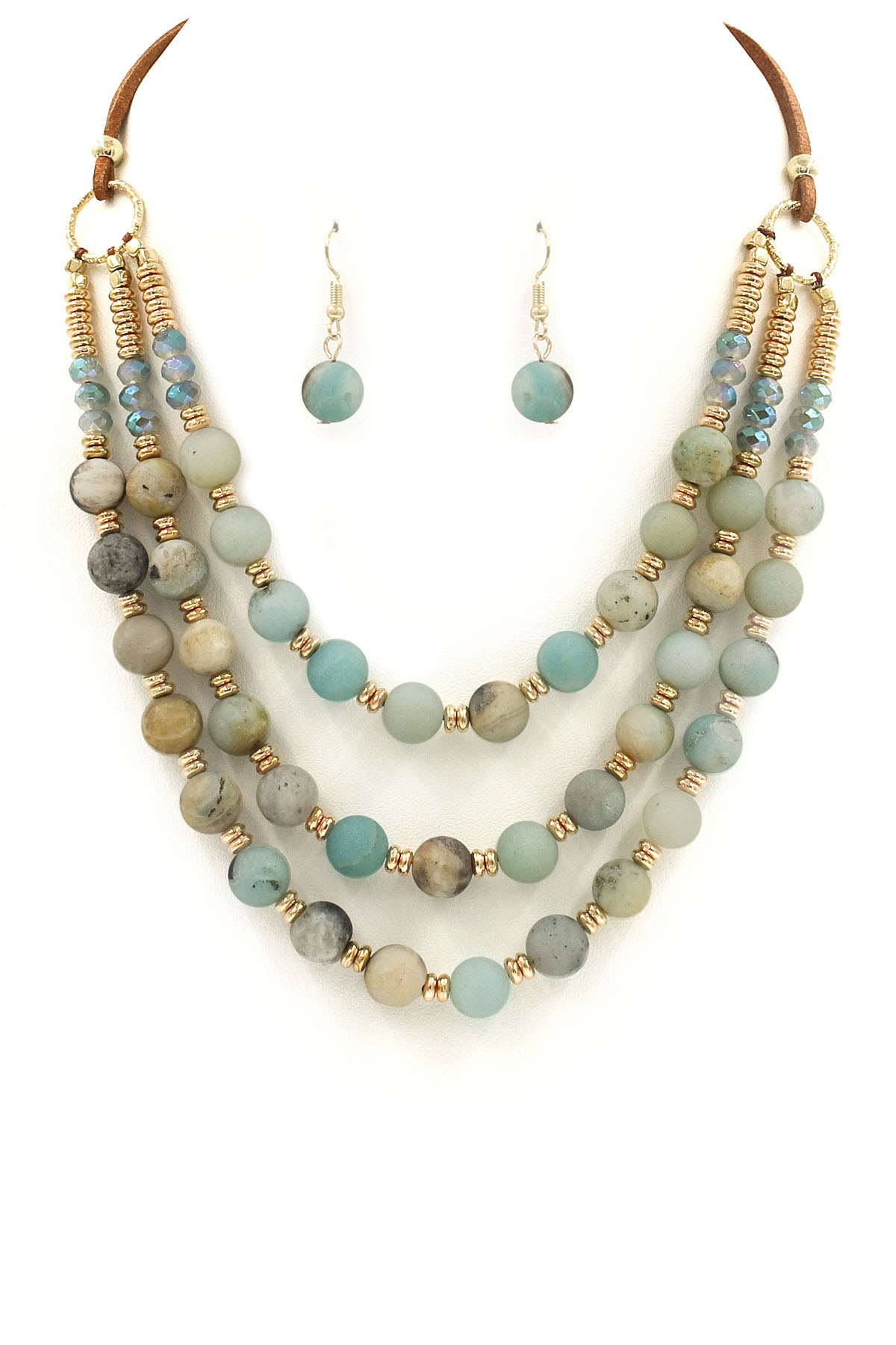 semi precious stone necklace