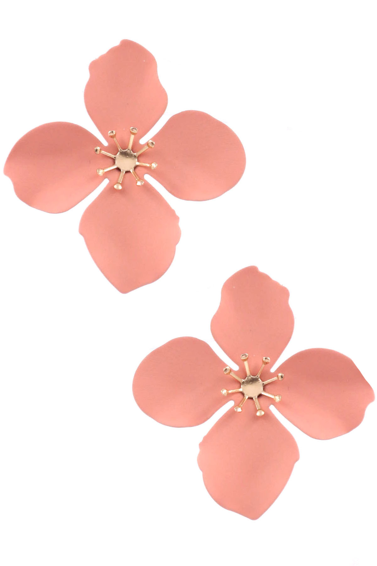 Matte Flower Earrings