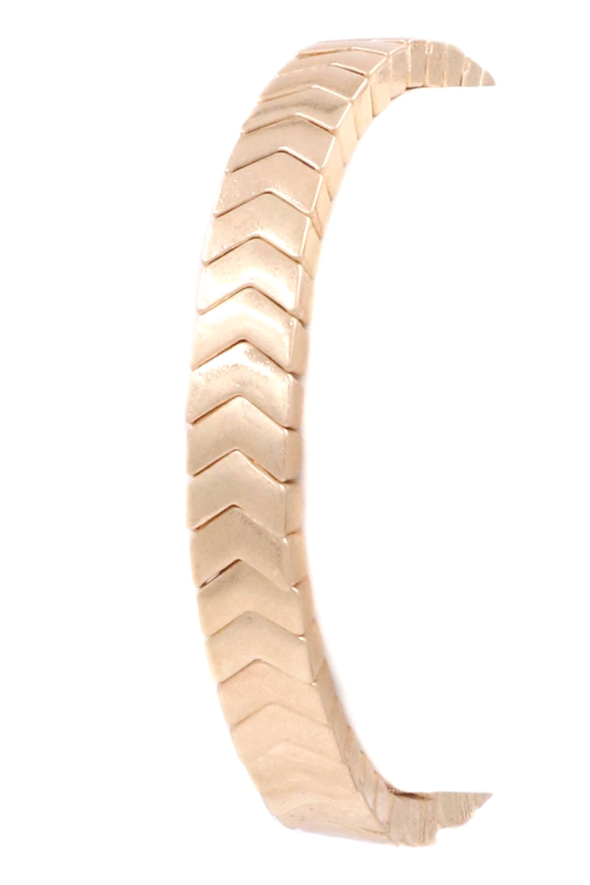 Gold sales chevron bracelet