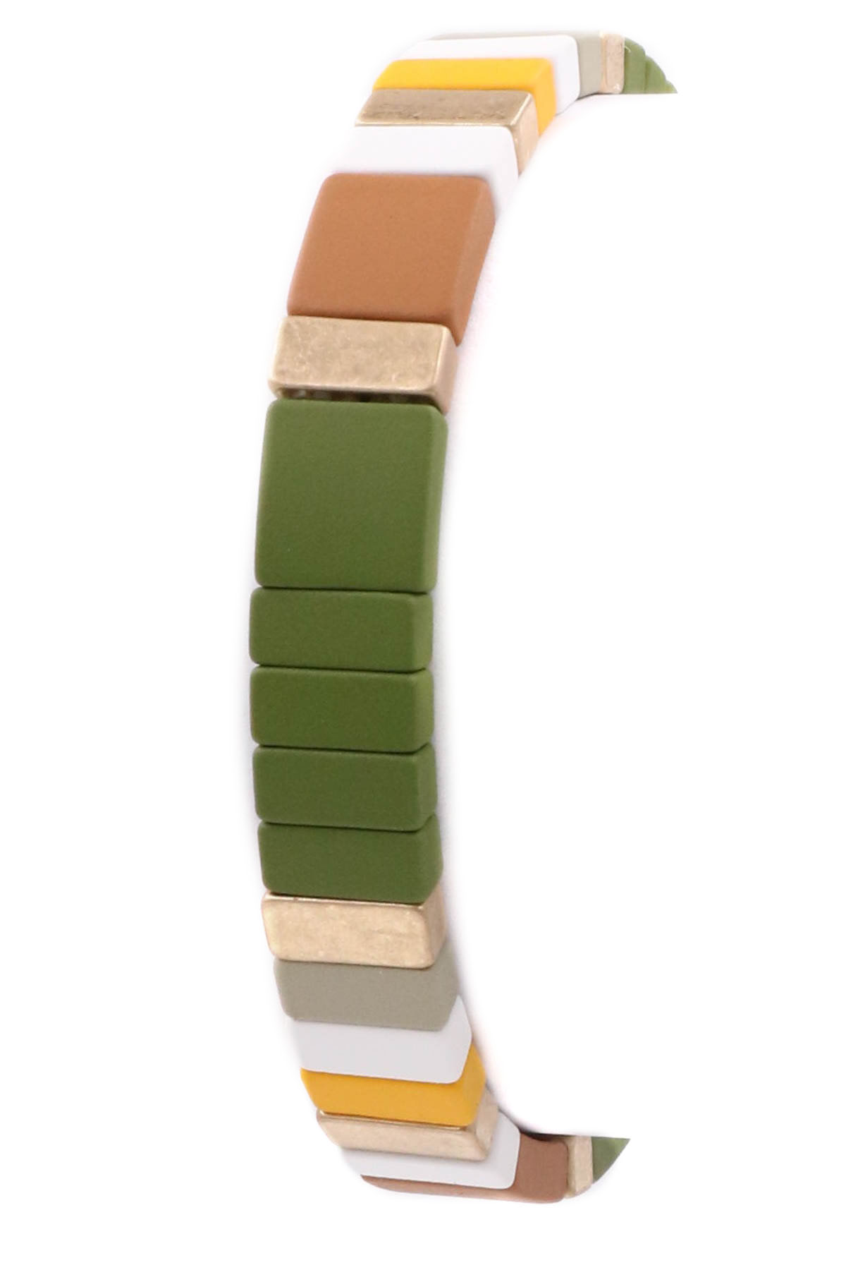 Metal Tile Bracelet - Bracelets