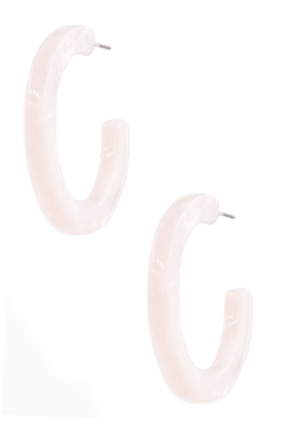 Acetate Hoop Earrings