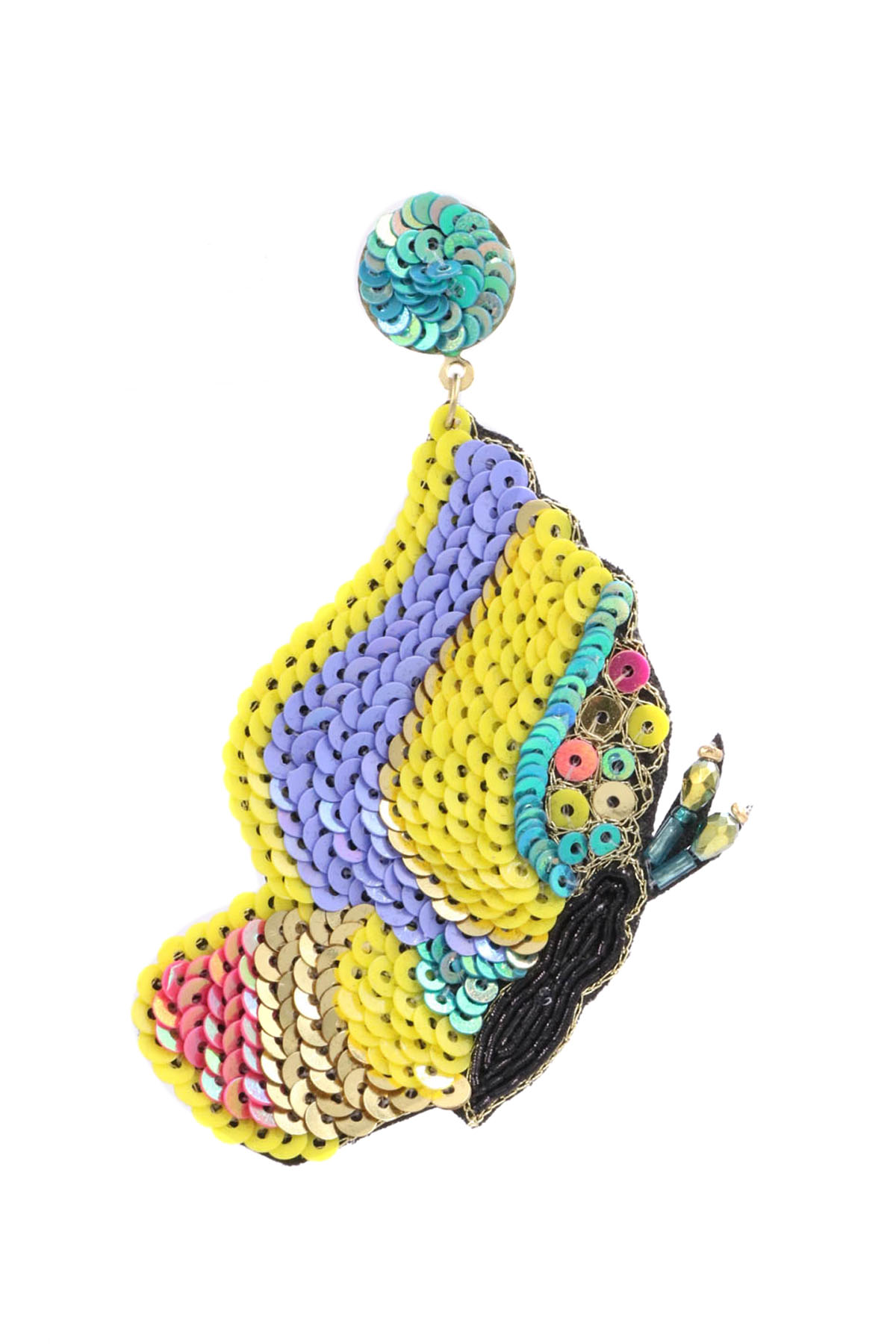 Sequin Butterfly Earrings