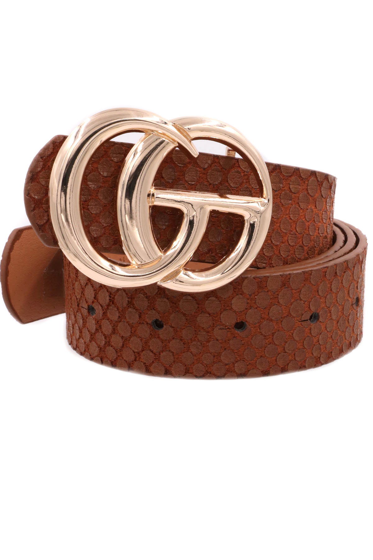 Faux Leather Snake Belt Belts