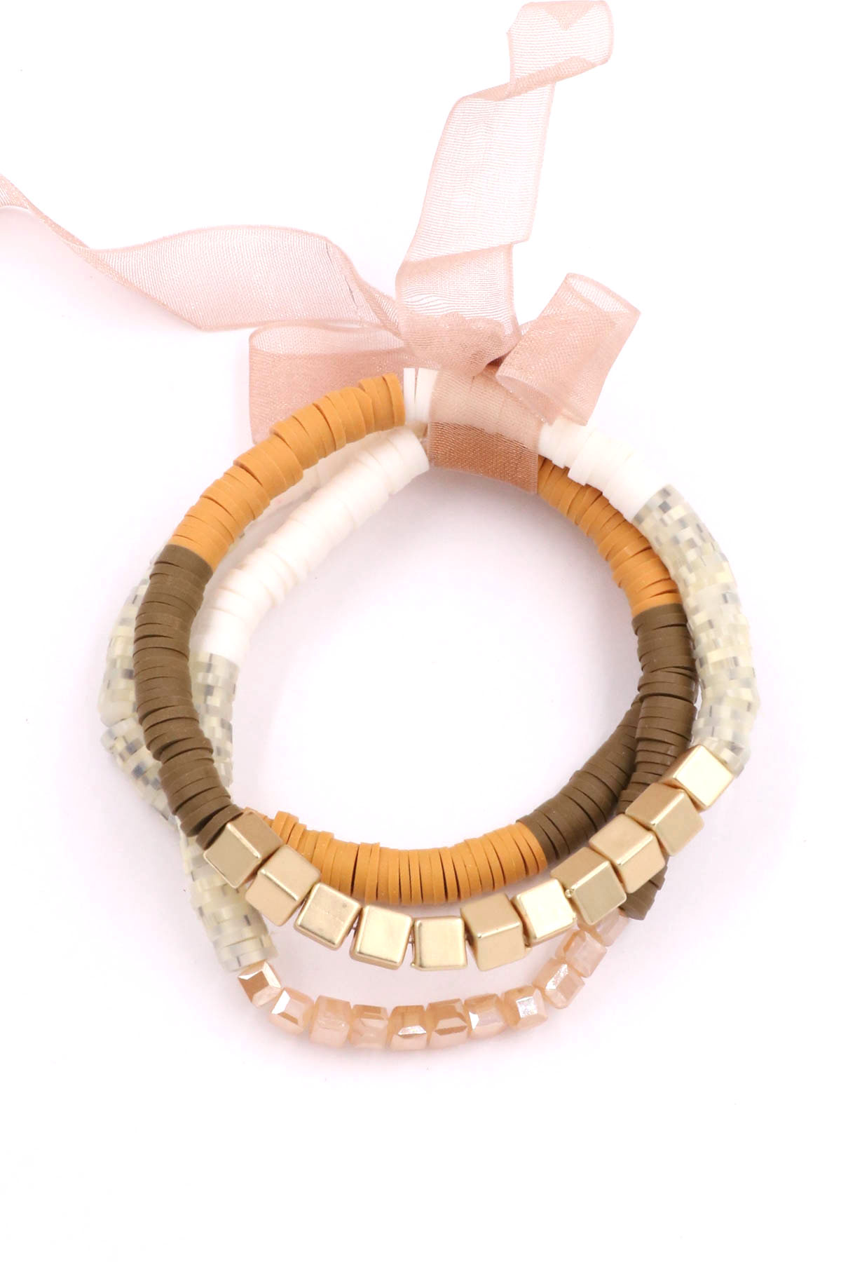 MULTI Rubber Bead Bracelet Bracelets