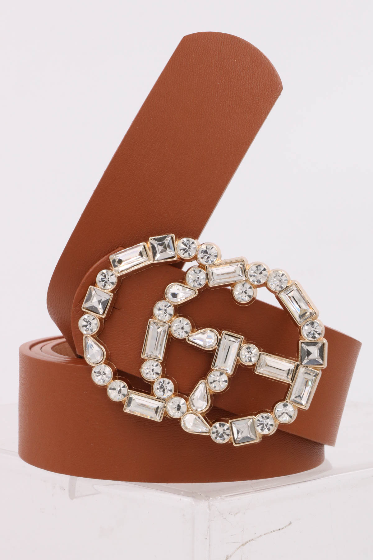 rhinestone buckle belt