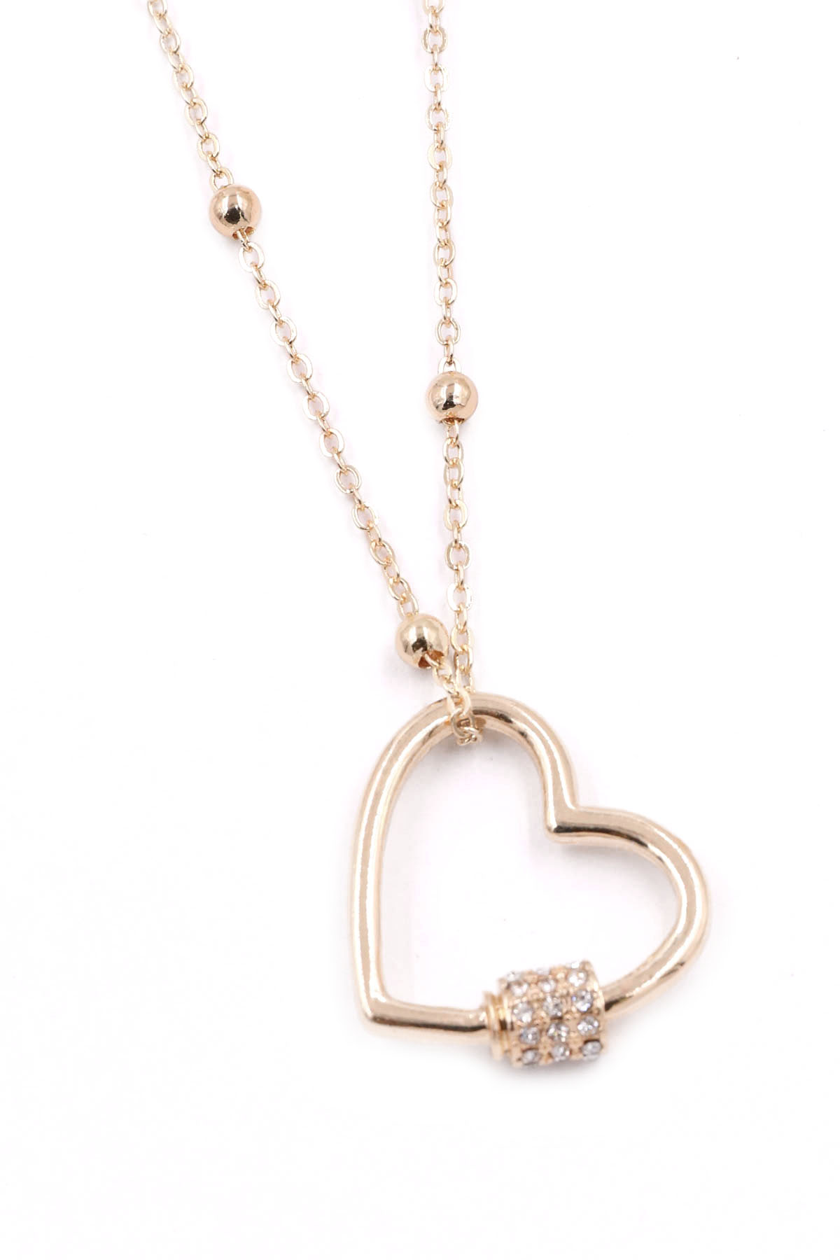 GOLD Heart Necklace - Necklaces