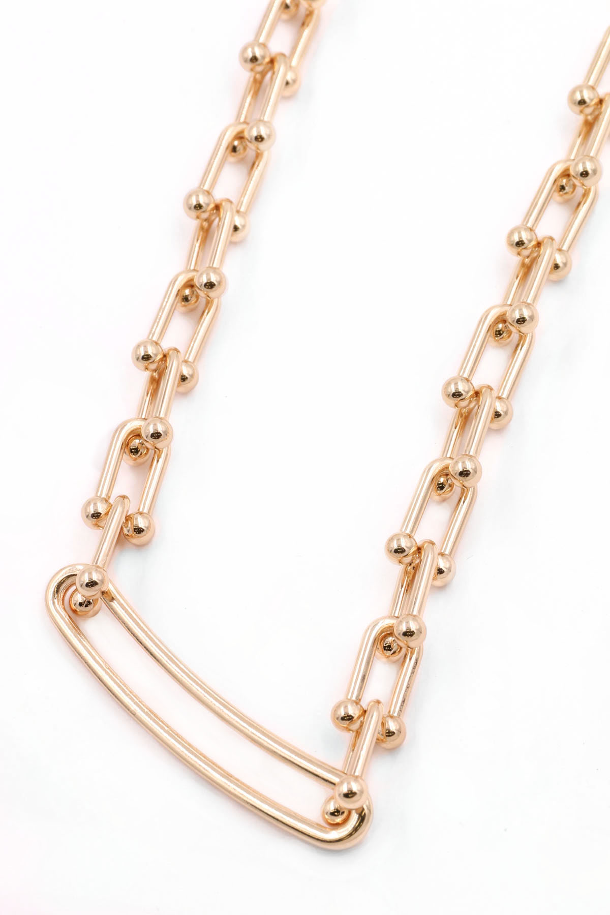 RHODIUM Chain Necklace - Necklaces